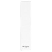 Personalized Family Name Wedding Table Runner, Cus ショートテーブルランナー (正面)