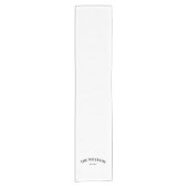 Personalized Family Name Wedding Table Runner, Cus ショートテーブルランナー (正面)
