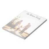 Personalized Family Notepad Full Photo Faded ノートパッド (回転)