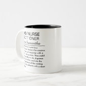 Personalized Family Nurse Practitioner Definition  ツートーンマグカップ (正面左)
