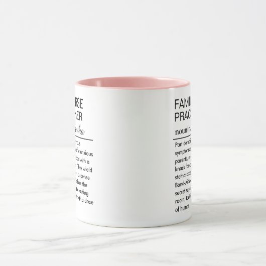 Personalized Family Nurse Practitioner Definition  マグカップ (中央)