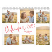 Personalized Family Photo Calendar 2026 カレンダー (カバー)