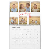Personalized Family Photo Calendar 2026 カレンダー (1月 2026)