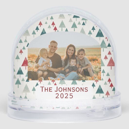 Personalized Family Photo Christmas Trees (裏面)