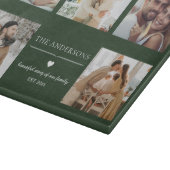 Personalized Family Photo Collage カッティングボード (角)