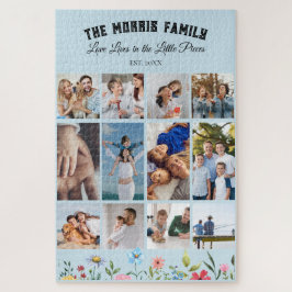 Personalized Family Photo Collage Jigsaw Puzzle  ジグソーパズル