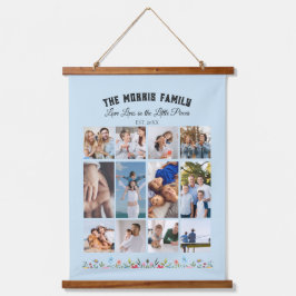Personalized Family Photo Collage Tapestry 吊り下げ型タペストリー