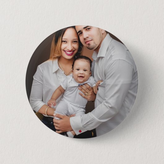 Personalized Family Photo Custom 缶バッジ (正面)
