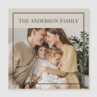 Personalized Family Photo | Custom Family Name 