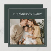 Personalized Family Photo | Custom Family Name (正面/裏面)