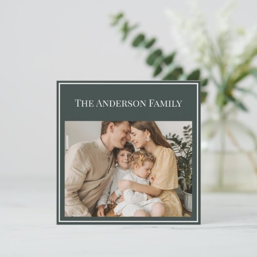 Personalized Family Photo | Custom Family Name (スタンド正面)