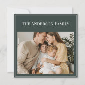 Personalized Family Photo | Custom Family Name (正面)