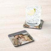 Personalized Family Photo | Custom Family Name コースター (右側)