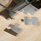 Personalized Family Photo | Custom Family Name  ジグソーパズル (側面)