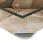 Personalized Family Photo | Custom Family Name  ポスター (角)