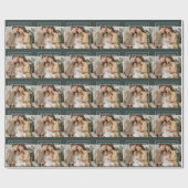 Personalized Family Photo | Custom Family Name  ラッピングペーパー (フラット)