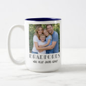 Personalized Family Photo Keepsake Gift Mug ツートーンマグカップ (左)