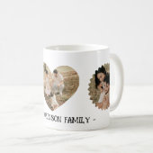 Personalized Family Photo Mug コーヒーマグカップ (正面右)