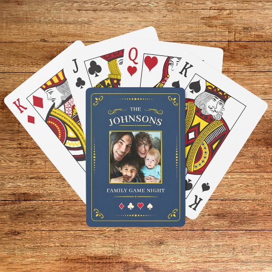 Personalized Family Photo Playing Cards トランプ