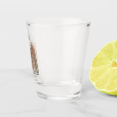 Personalized Family Photo Shot Glass | Monogram Wr ショットグラス (右)