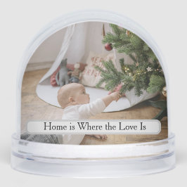 Personalized Family Photo Snow Globe