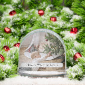 Personalized Family Photo Snow Globe (クリスマス)