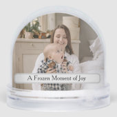 Personalized Family Photo Snow Globe (裏面)