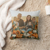 Personalized Family Pumpkin Fall Design クッション (ブランケット)