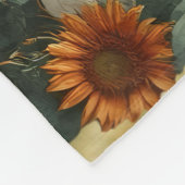 Personalized Family Pumpkin Fall Design フリースブランケット (角)