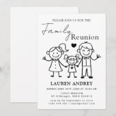 Personalized Family Reunion Party Invitation 招待状 (正面/裏面)