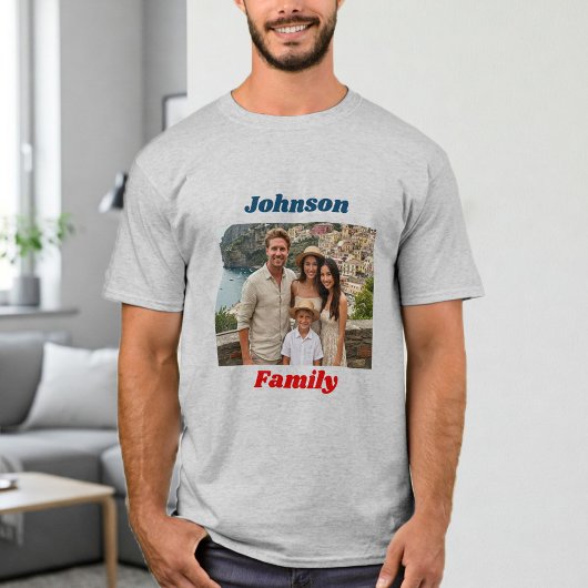 Personalized Family T-Shirt with Custom Text Tシャツ