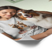 Personalized Family Tree Photo Wall Scroll ポスター (角)