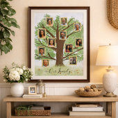 Personalized Family Tree With Photos ポスター