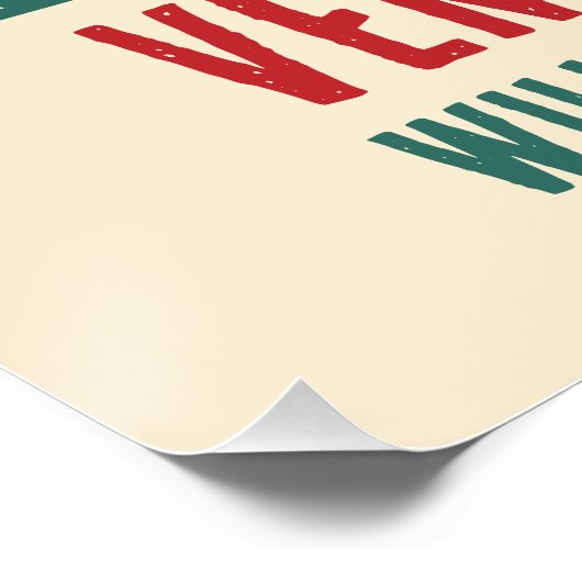 Personalized Family Vacation MOROCCO Glossy  ポスター (コーナー)