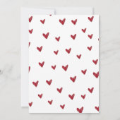 Personalized Family Valentine Photo Card シーズンカード (裏面)