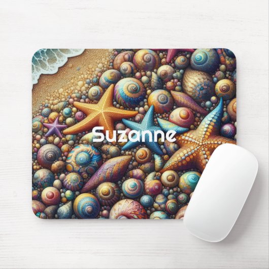 Personalized fantasy seashore Mousepad マウスパッド (マウス)