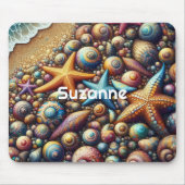 Personalized fantasy seashore Mousepad マウスパッド (正面)