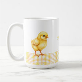 Personalized Farm Animal Mug – Cute Chick Design コーヒーマグカップ