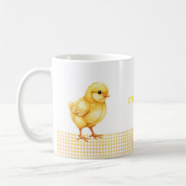 Personalized Farm Animal Mug – Cute Chick Design コーヒーマグカップ