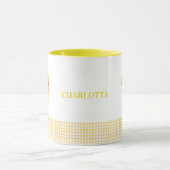 Personalized Farm Animal Mug – Cute Chick Design マグカップ (中央)