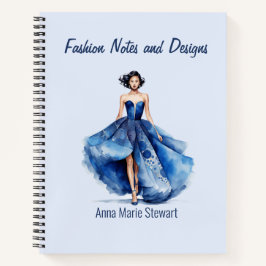 Personalized Fashion Sketch Book ノートブック