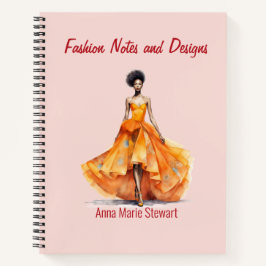 Personalized Fashion Sketch Book ノートブック