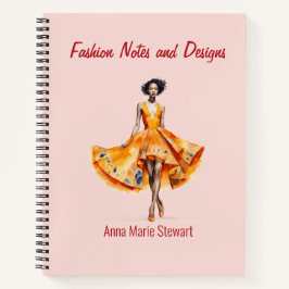 Personalized Fashion Sketch Book ノートブック
