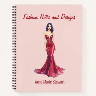 Personalized Fashion Sketch Book ノートブック