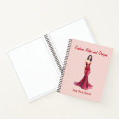 Personalized Fashion Sketch Book ノートブック (内部)