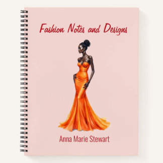 Personalized Fashion Sketch Book ノートブック