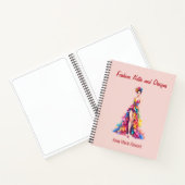 Personalized Fashion Sketch Book ノートブック (内部)