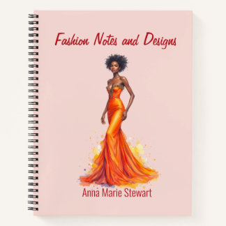 Personalized Fashion Sketch Book ノートブック