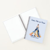 Personalized Fashion Sketch Book ノートブック (内部)