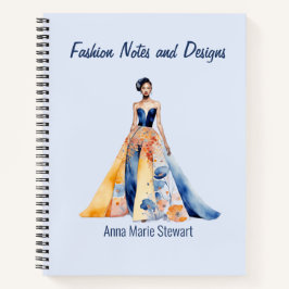 Personalized Fashion Sketch Book ノートブック